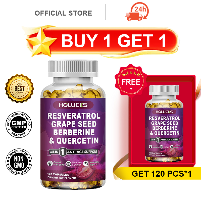 Resveratrol Capsule Anti Aging - ¡Compra 1 y Lleva 1 Gratis!