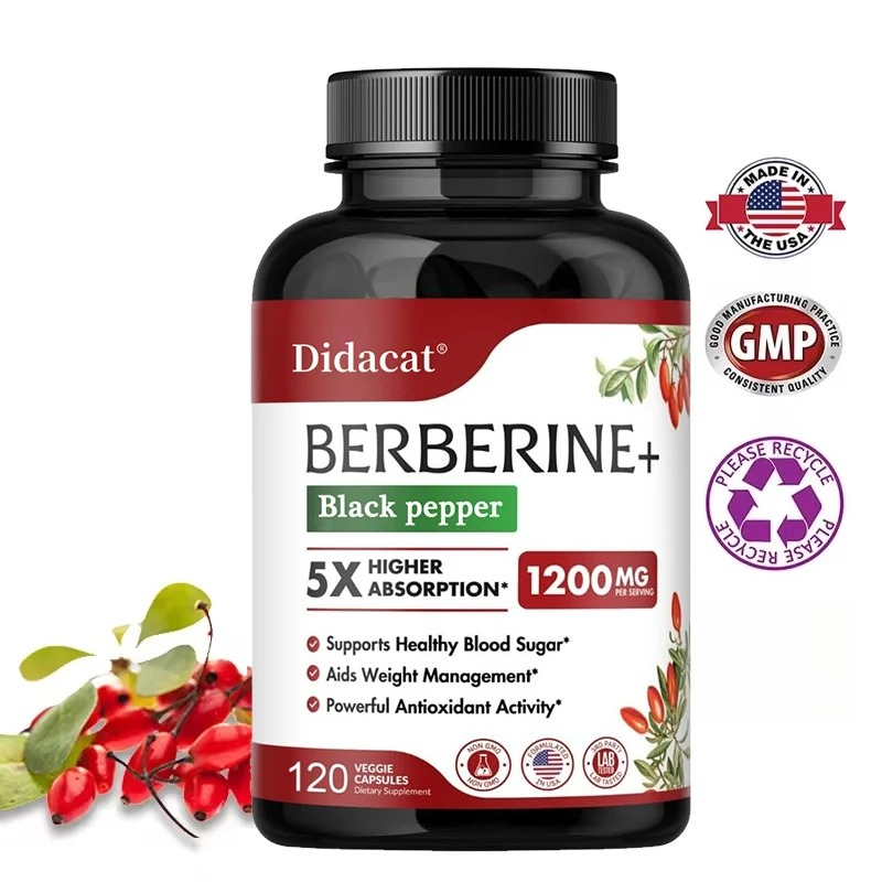 Apple Cider Vinegar Pill - Suplemento Berberine HCl - para metabolismo