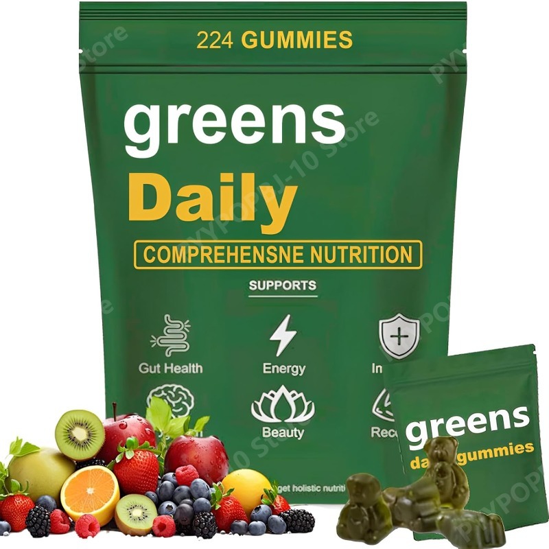 Multivitamin Gummy Adult - Gomitas Verdes Orgánicas de Chlorella y