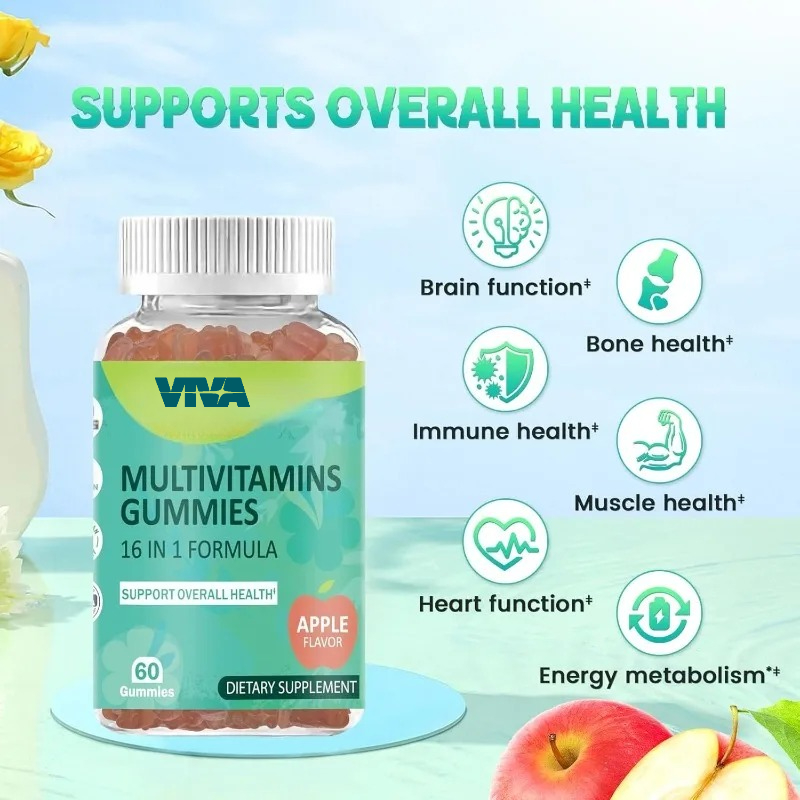 Multivitamin Gummy Adult - Gomitas multivitaminas 16 en 1, vitaminas