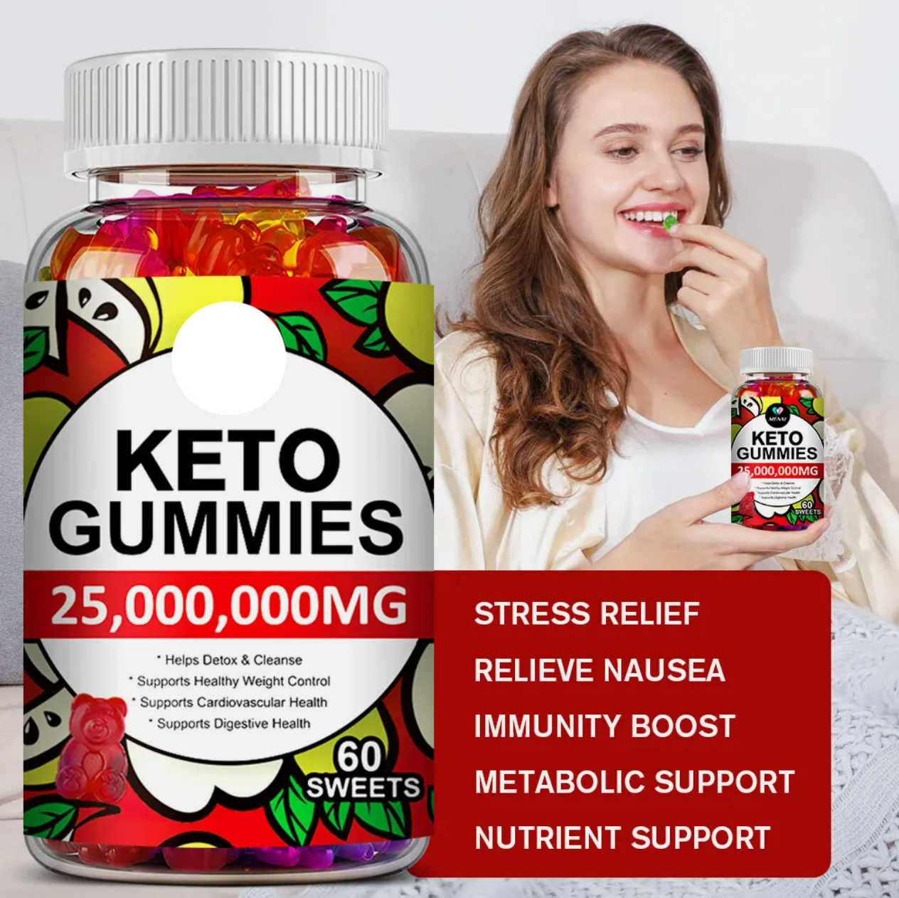 Caramelos gomos de vinagre de  - Apple Cider Vinegar Pill reseña y precio