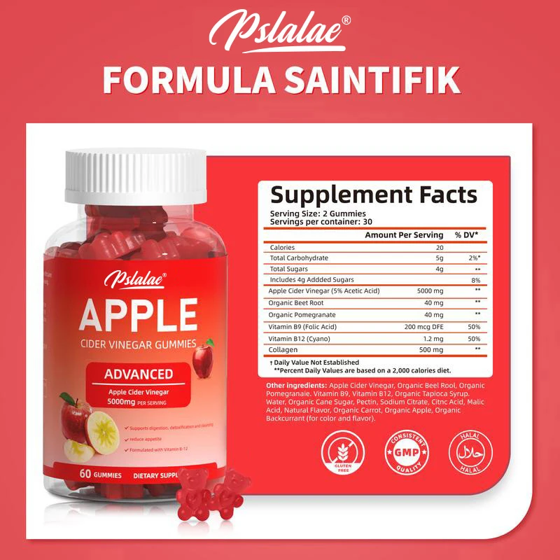 Gomitas de vinagre de sidra de - Apple Cider Vinegar Pill reseña y precio