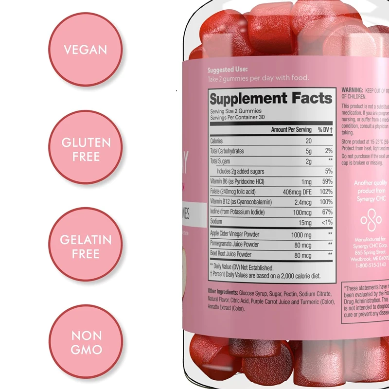 Gomitas de vinagre de sidra de - Apple Cider Vinegar Pill reseña y precio