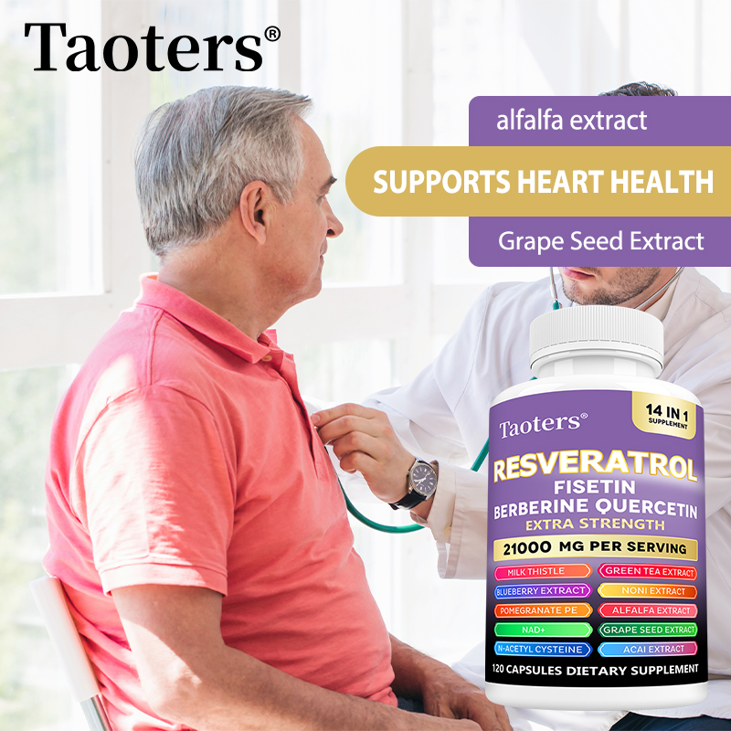 Suplemento Resveratrol con Nad - Resveratrol Capsule Anti Aging reseña y precio