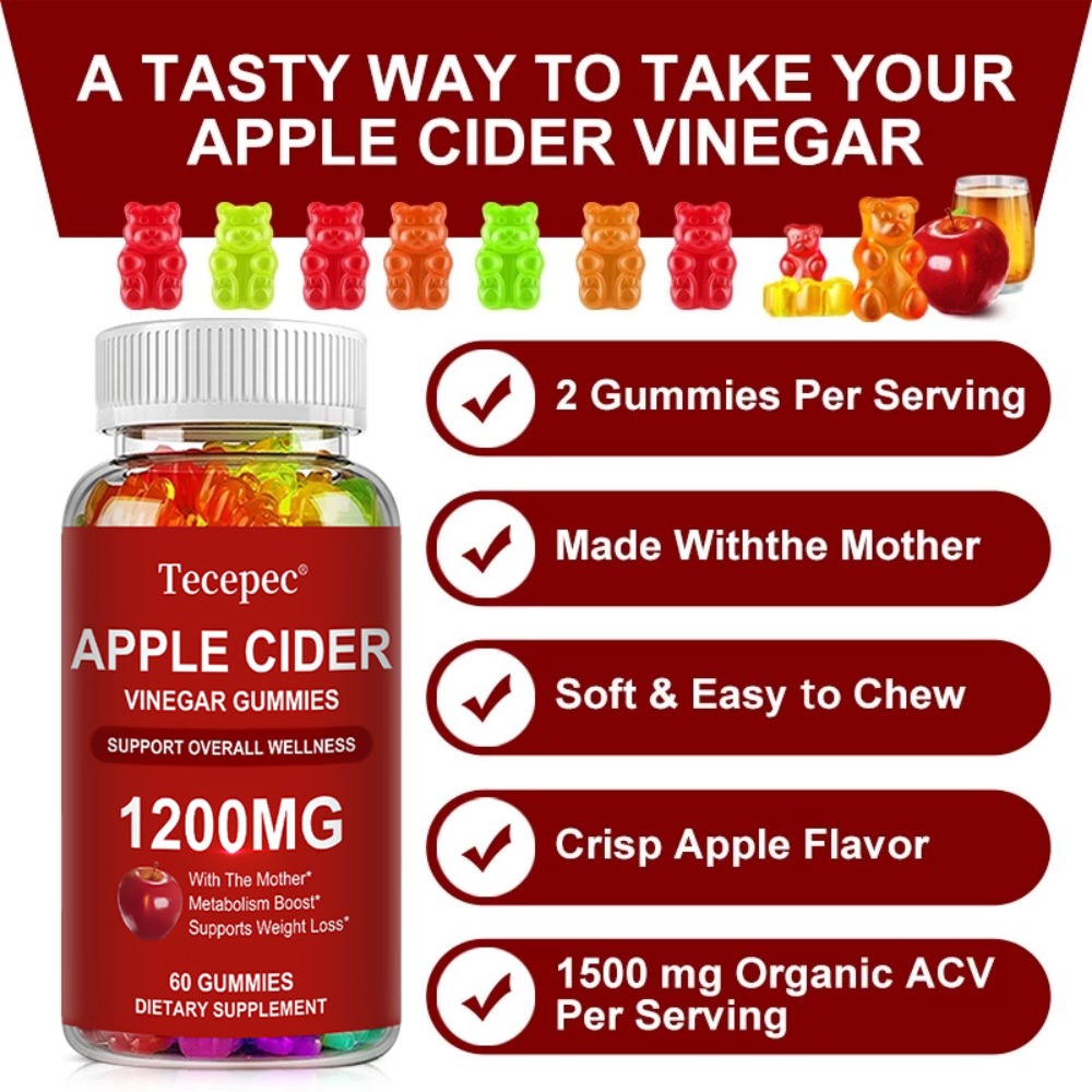 Gomitas de Vinagre de Sidra de - Apple Cider Vinegar Pill reseña y precio