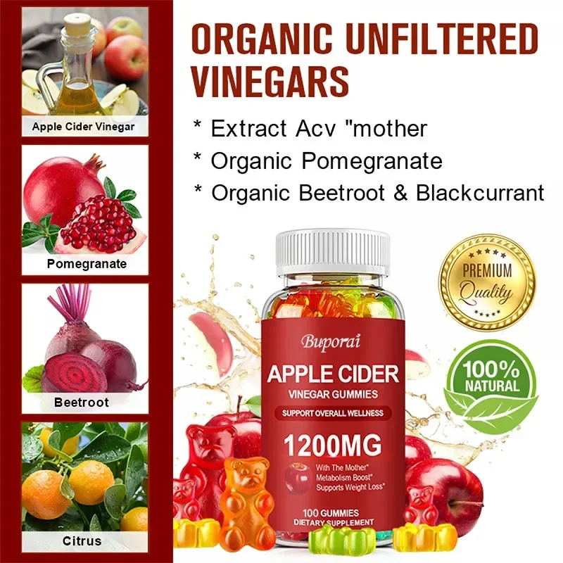 Gomitas de vinagre de sidra de - Apple Cider Vinegar Pill reseña y precio