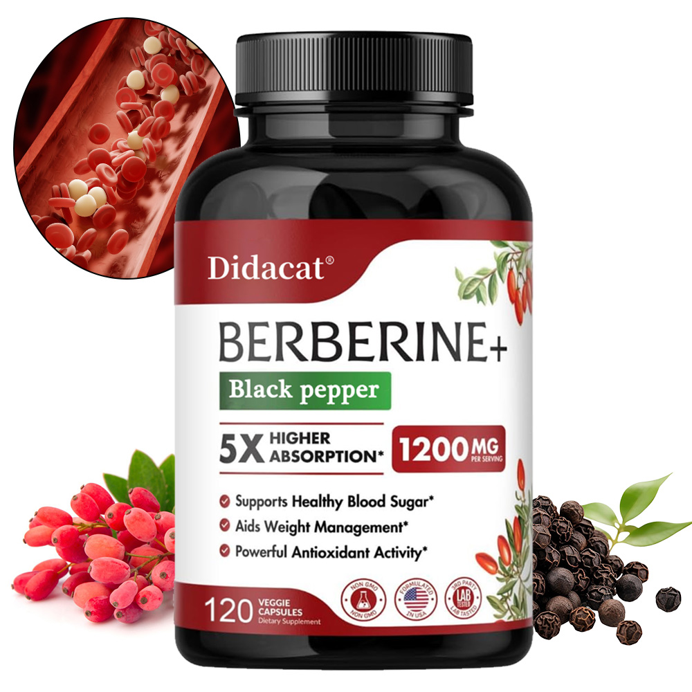 Suplemento de Berberina 1200mg - Apple Cider Vinegar Pill reseña y precio
