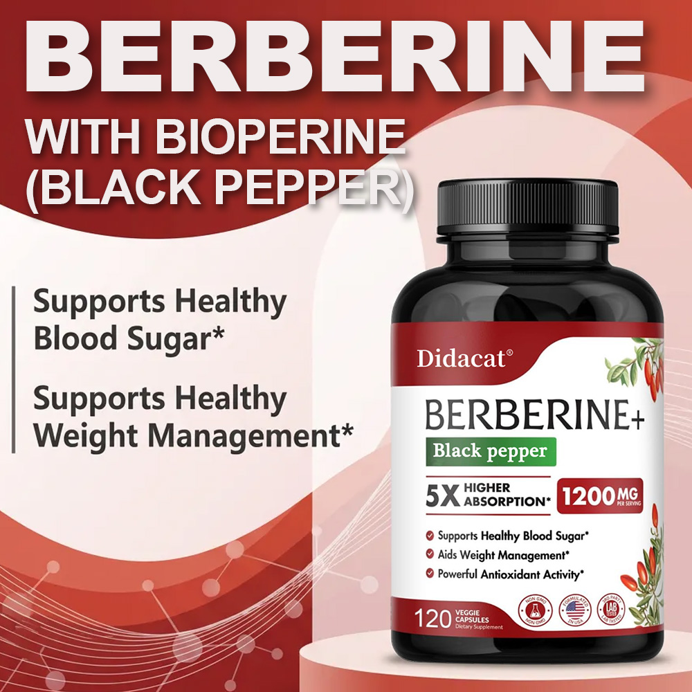 Suplemento de Berberina 1200mg - Apple Cider Vinegar Pill reseña y precio