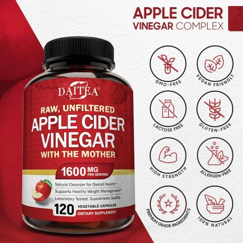 Vinagre de sidra de manzana 16 - Apple Cider Vinegar Pill reseña y precio