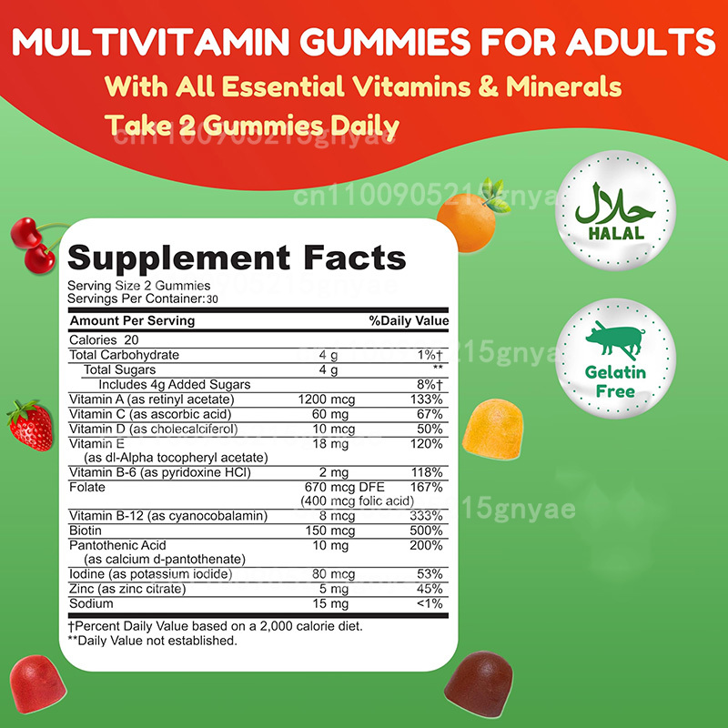 Gomitas Multivitamínicas Diari - Multivitamin Gummy Adult reseña y precio