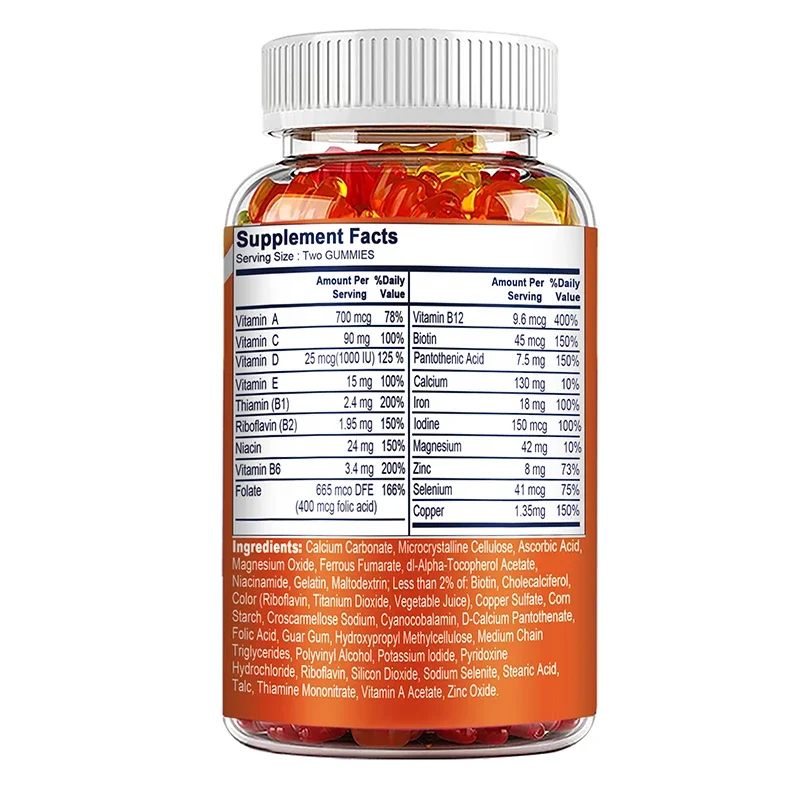 Gomitas multivitaminas para mu - Multivitamin Gummy Adult reseña y precio