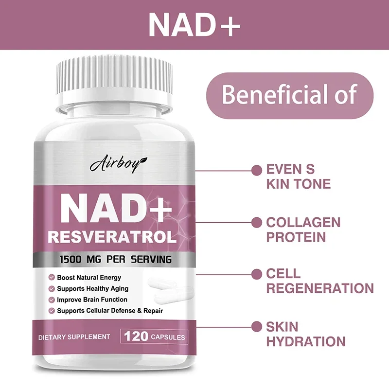 Suplementos de Resveratrol NAD - Resveratrol Capsule Anti Aging reseña y precio